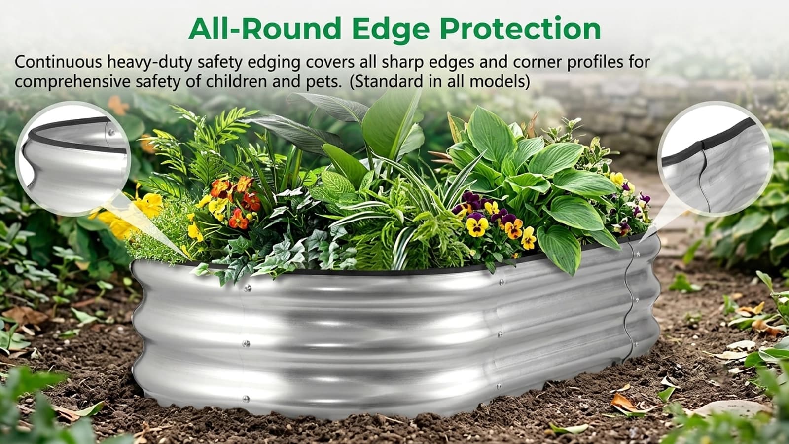 Raised Garden Bed FC-C4C view 3