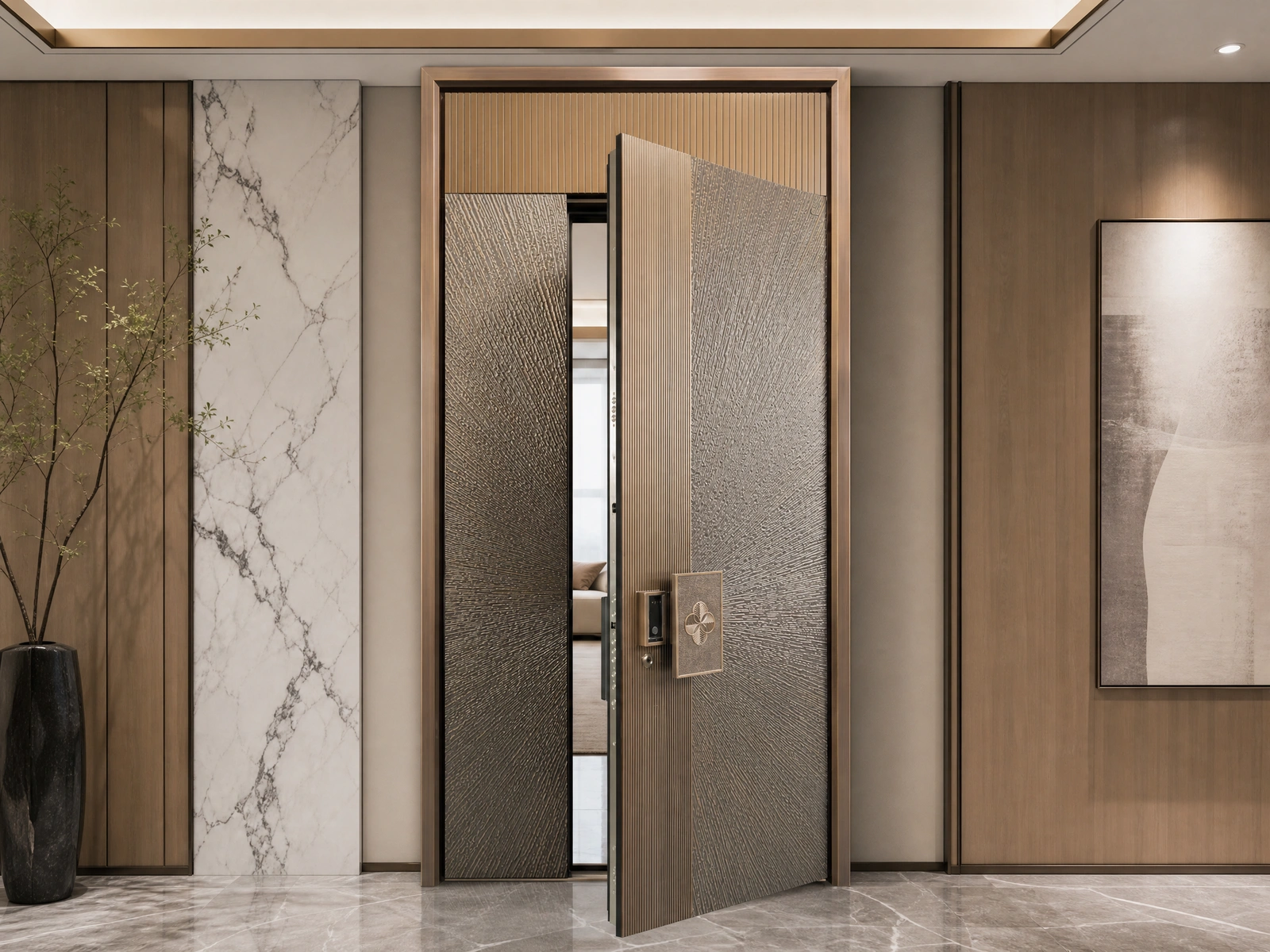 Aluminum door SED-A-3598 view 4
